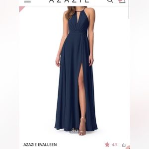 Azazie Evalleen

Dress Color: Dark Navy
Size A12